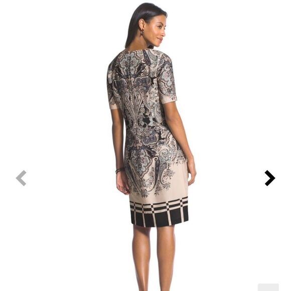 Chico's Short Paisley Dress Size Small NWT - Picture 8 of 8